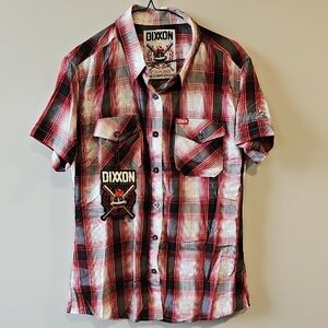 Dixxon Large Red and Black Flannel Men's Shirt New With Tags